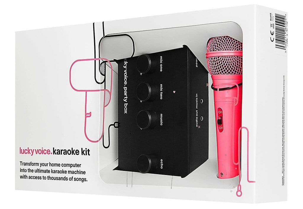 Lucky Voice Karaoke Machine Pink