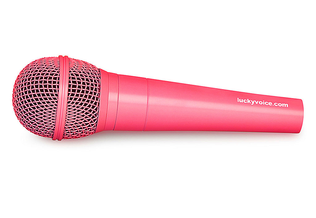 Neon Pink microphone