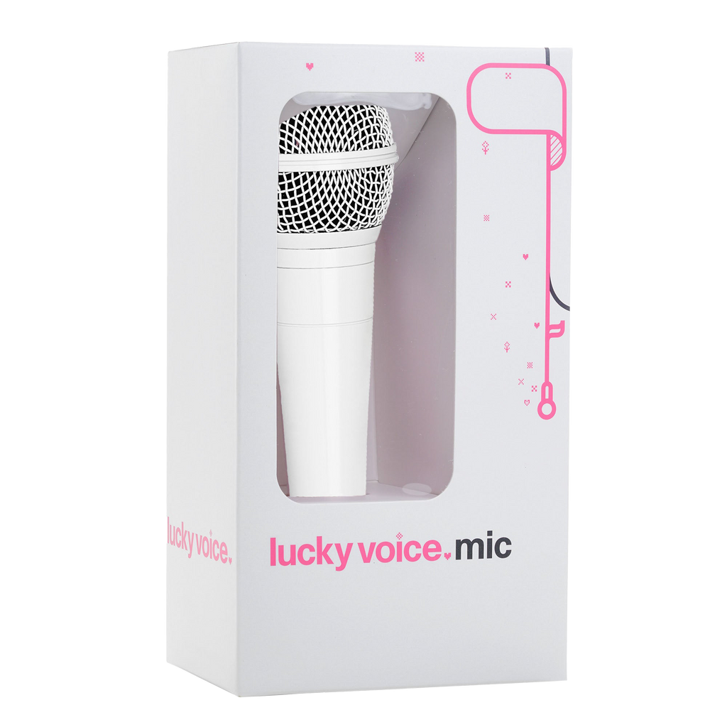 White Karaoke Microphone